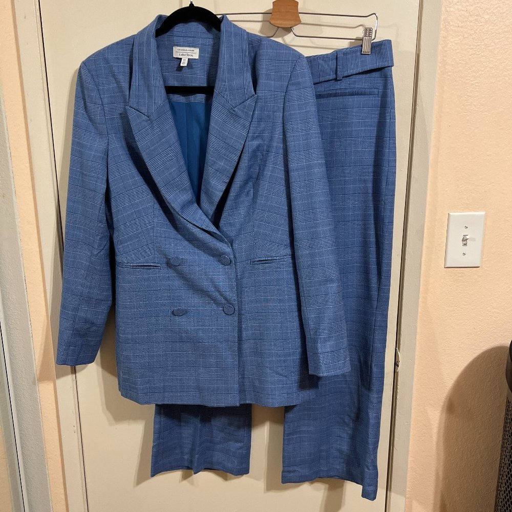 Double-Breasted Blazer And Suit Pants